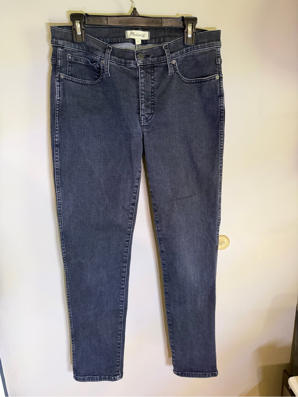 Madewell High-Rise Skinny Jeans - Dark Blue Wash